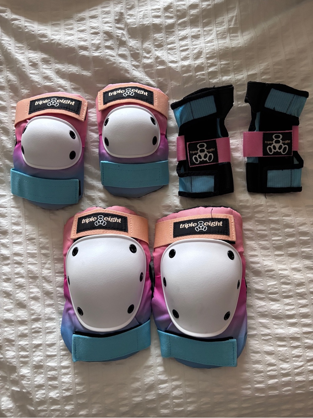 Triple Eight Saver Series 3-Pack Pad Set— Ideal for Skateboarding, Skating, etc